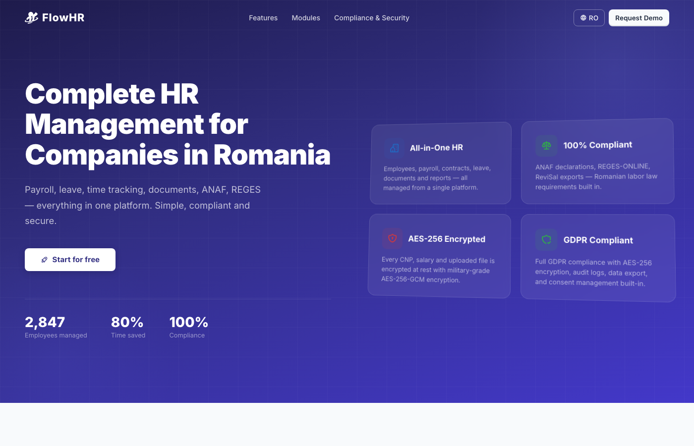 Platforma HR screenshot